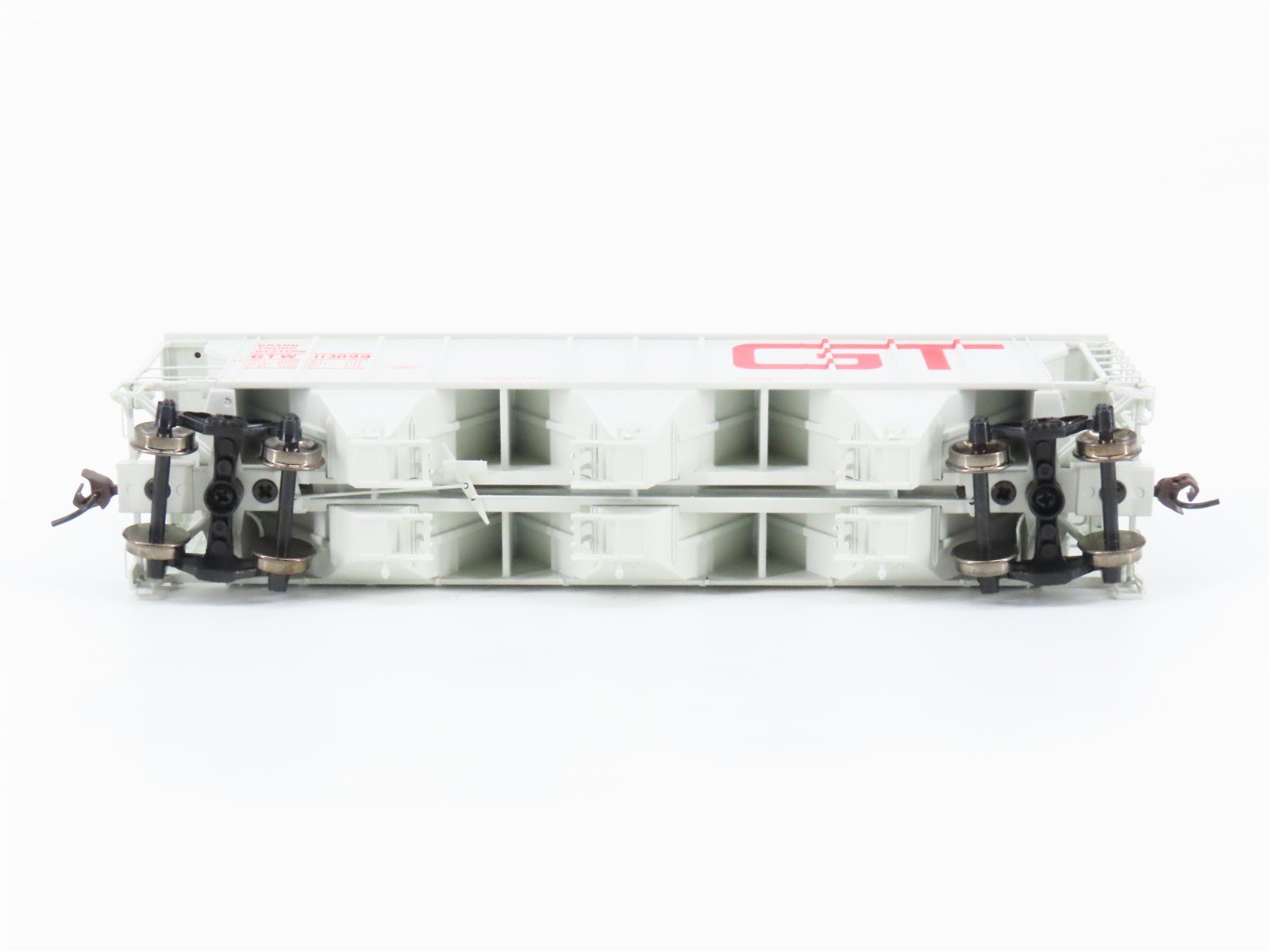 HO Athearn 93764/93765 GTW Grand Trunk Western PS 3-Bay Covered Hoppers 2-Pack