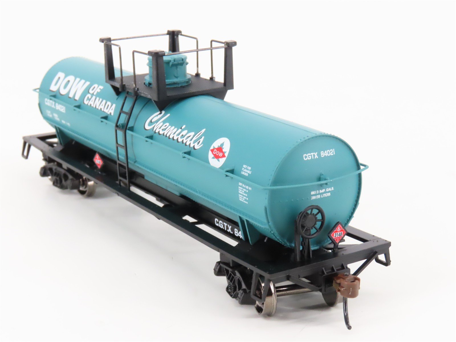 HO Athearn Roundhouse RND14895/14896 CGTX Dow of Canada Chemical Tank Car 2-Pack