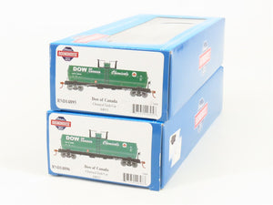 HO Athearn Roundhouse RND14895/14896 CGTX Dow of Canada Chemical Tank Car 2-Pack