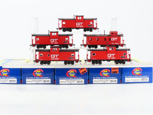 LOT of 5 HO Scale Athearn GTW Grand Trunk Western EV & Offset Cupola Cabooses