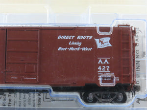 LOT of 5 HO Scale Kadee AA Ann Arbor Railroad 40' PS-1 Single Door Box Cars