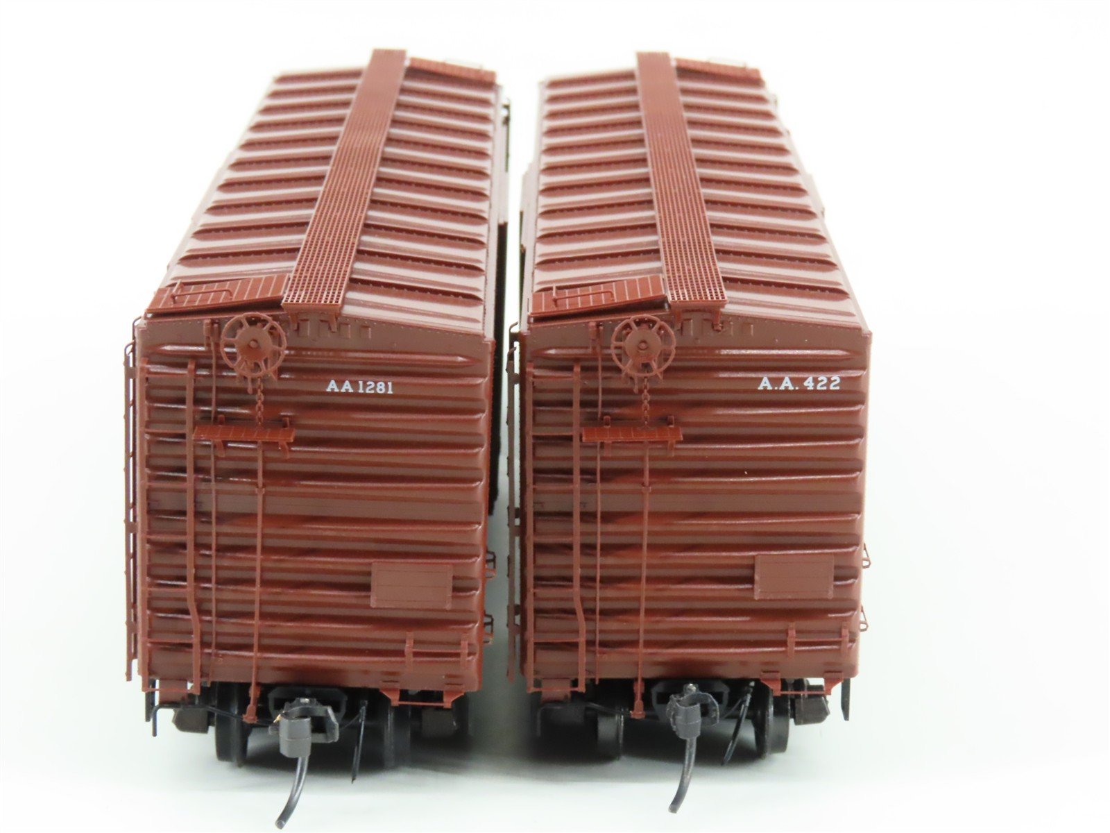 LOT of 5 HO Scale Kadee AA Ann Arbor Railroad 40' PS-1 Single Door Box Cars