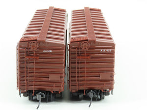 LOT of 5 HO Scale Kadee AA Ann Arbor Railroad 40' PS-1 Single Door Box Cars