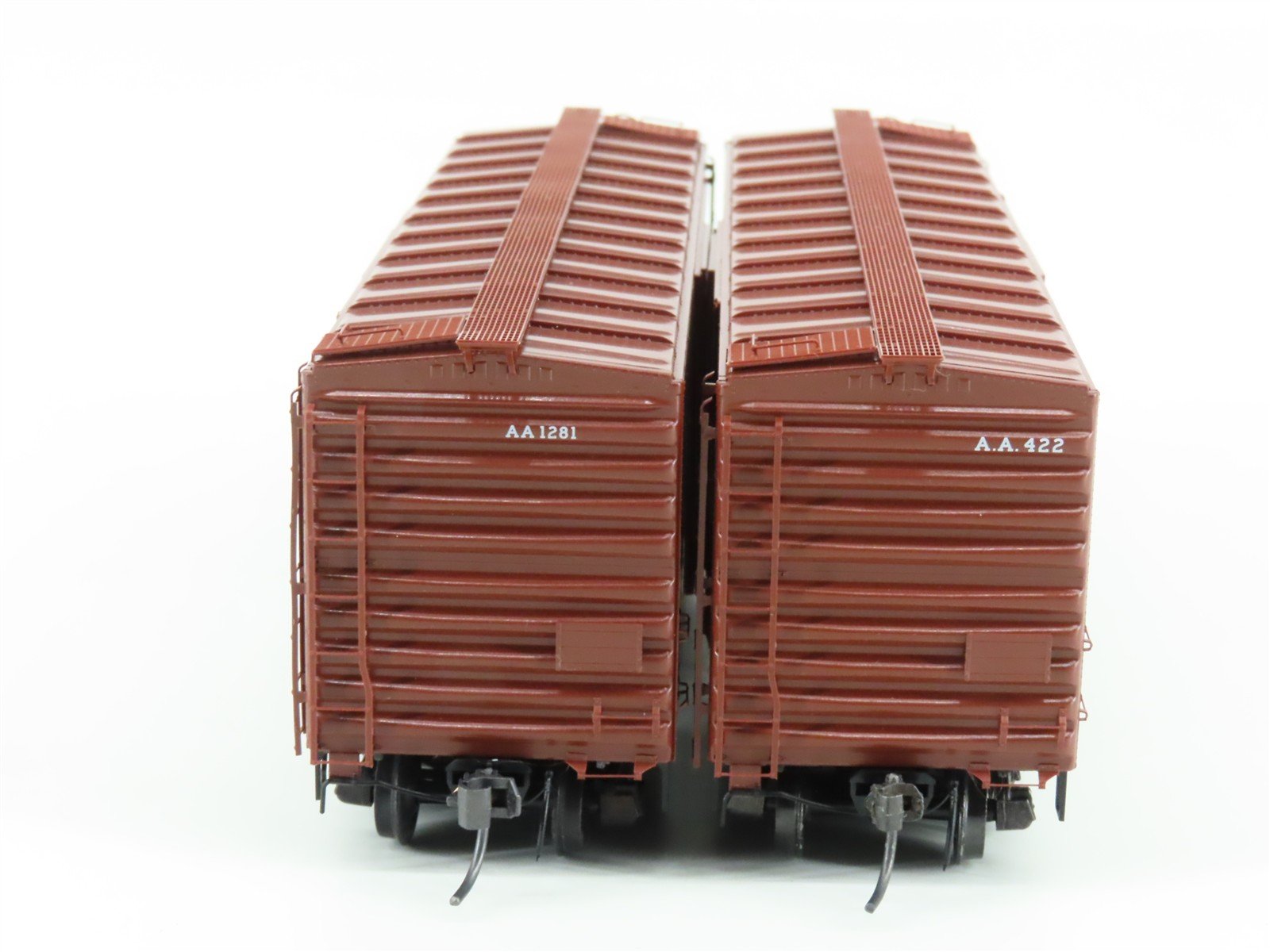 LOT of 5 HO Scale Kadee AA Ann Arbor Railroad 40' PS-1 Single Door Box Cars