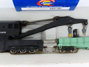 HO Athearn 75409 DT&I Detroit Toledo & Ironton 200-Ton Crane Car & Tender Set