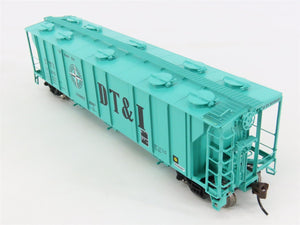 HO Scale Athearn 93721 DT&I Detroit Toledo & Ironton 3-Bay Covered Hopper #10166