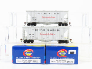 HO Scale Athearn ATH87617/87618 BSMX Bay State Milling Airslide Hoppers 2-Pack