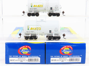HO Scale Athearn 89107/89108 NATX Amaizo 8k Gallon Beer Can Tank Cars 2-Pack
