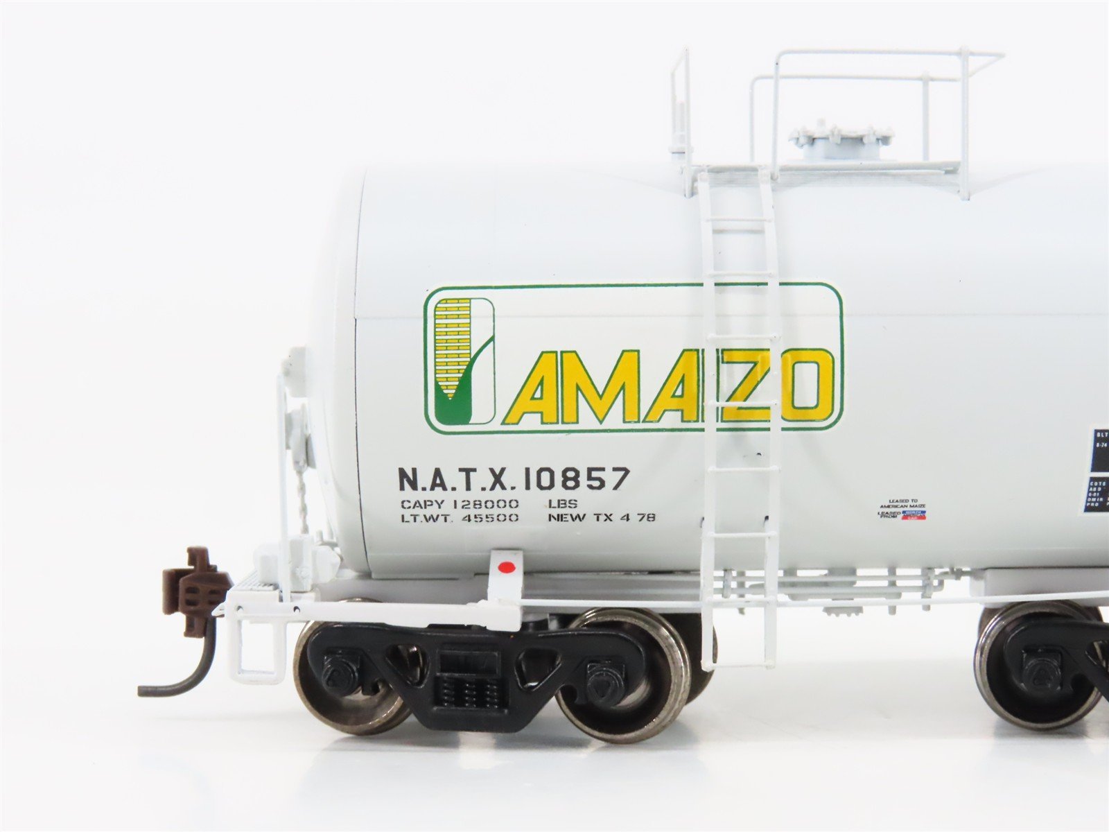 HO Scale Athearn 89107/89108 NATX Amaizo 8k Gallon Beer Can Tank Cars 2-Pack