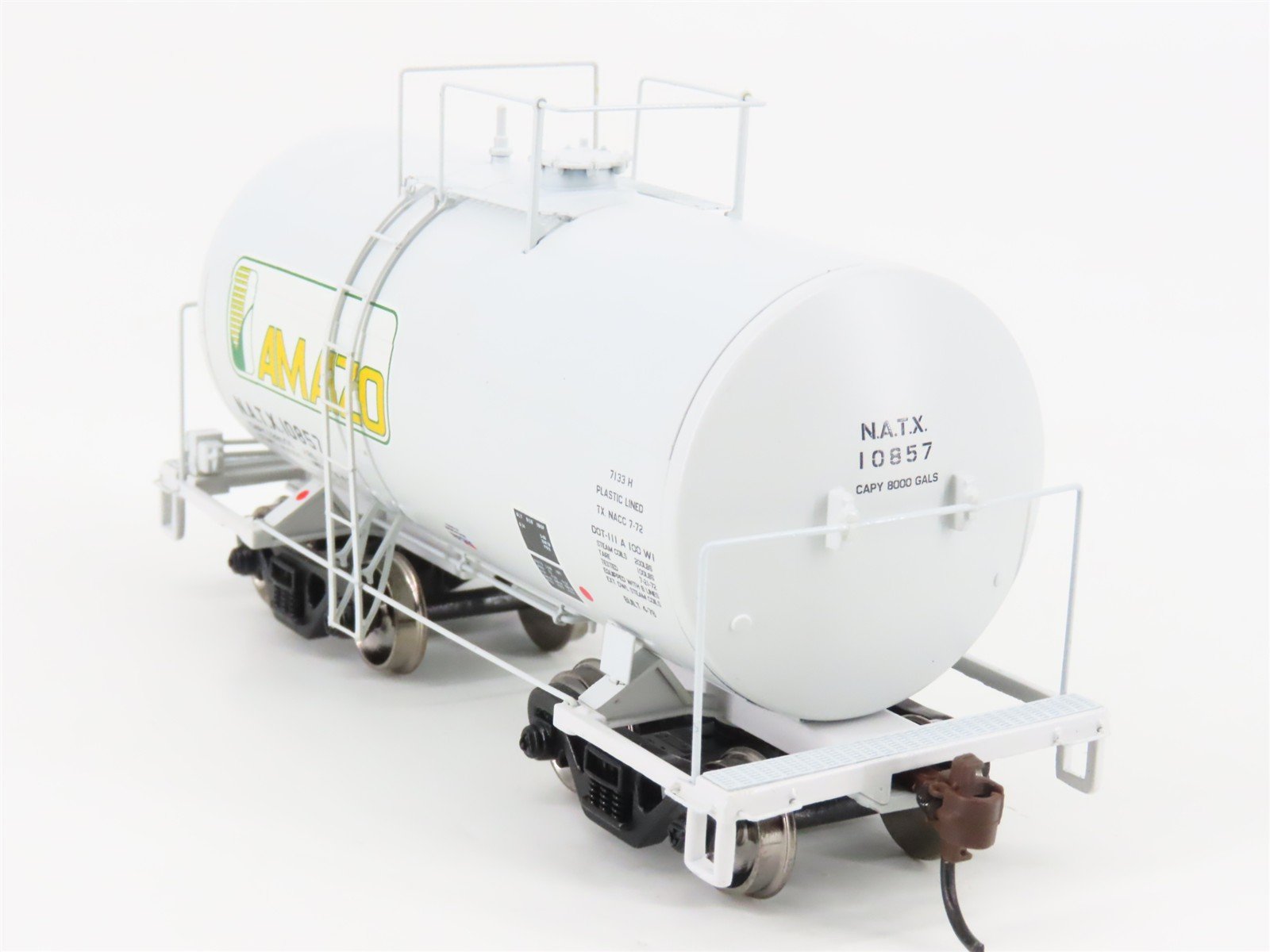 HO Scale Athearn 89107/89108 NATX Amaizo 8k Gallon Beer Can Tank Cars 2-Pack