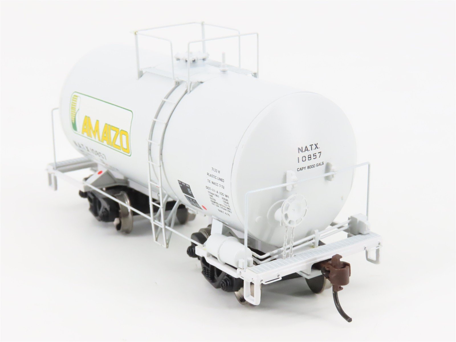 HO Scale Athearn 89107/89108 NATX Amaizo 8k Gallon Beer Can Tank Cars 2-Pack