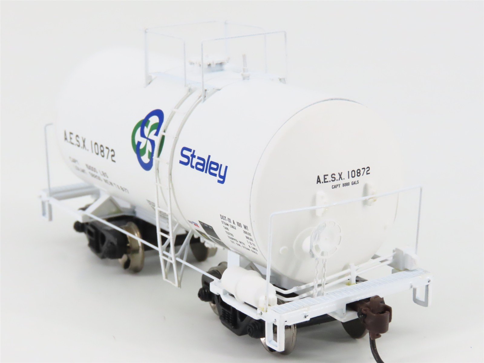 HO Athearn 89101/89102 AESX Staley NACC 8k Gallon Beer Can Tank Cars 2-Pack