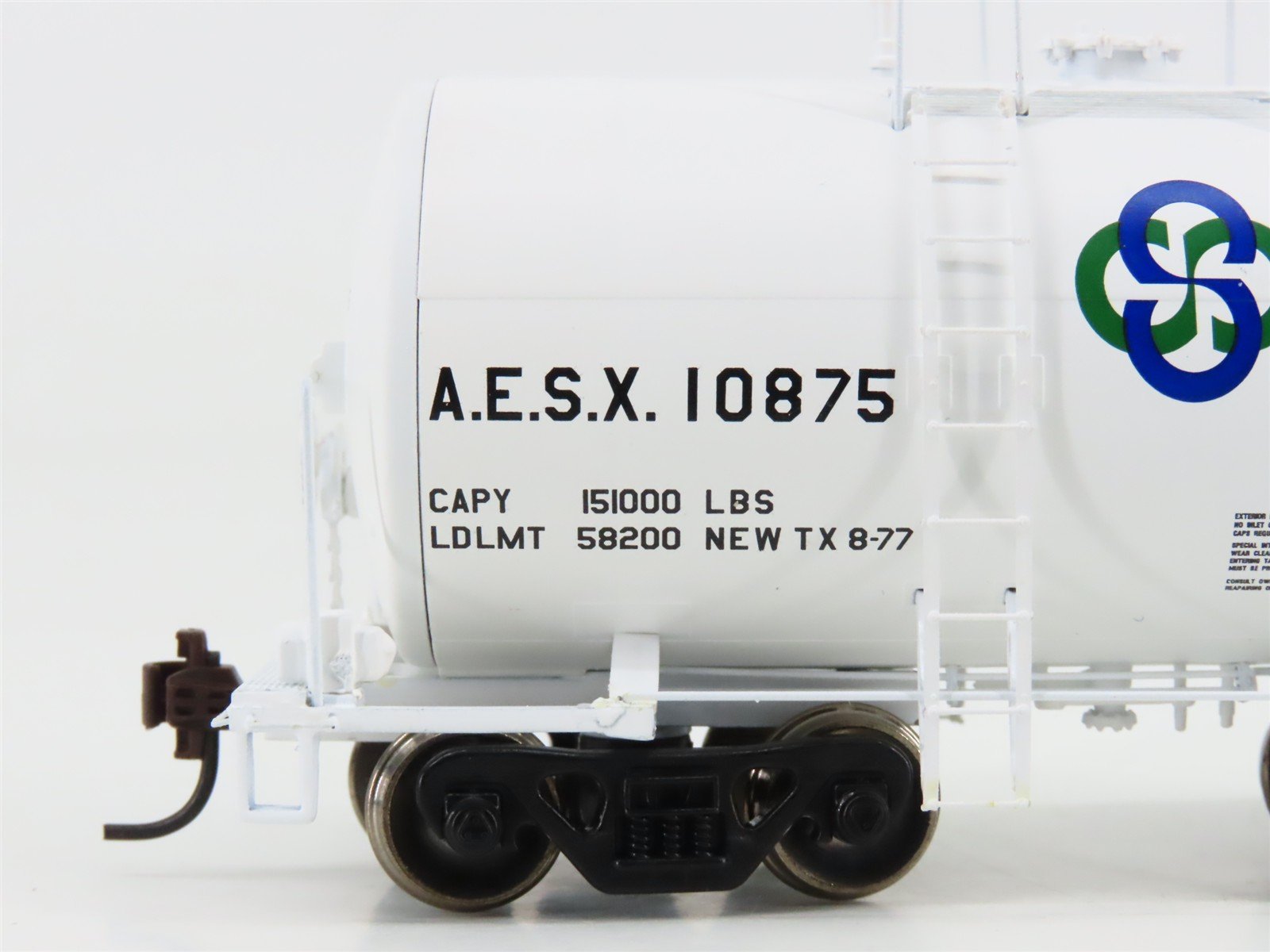 HO Athearn 89101/89102 AESX Staley NACC 8k Gallon Beer Can Tank Cars 2-Pack