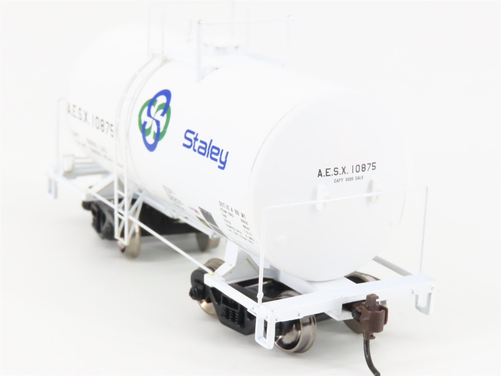 HO Athearn 89101/89102 AESX Staley NACC 8k Gallon Beer Can Tank Cars 2-Pack