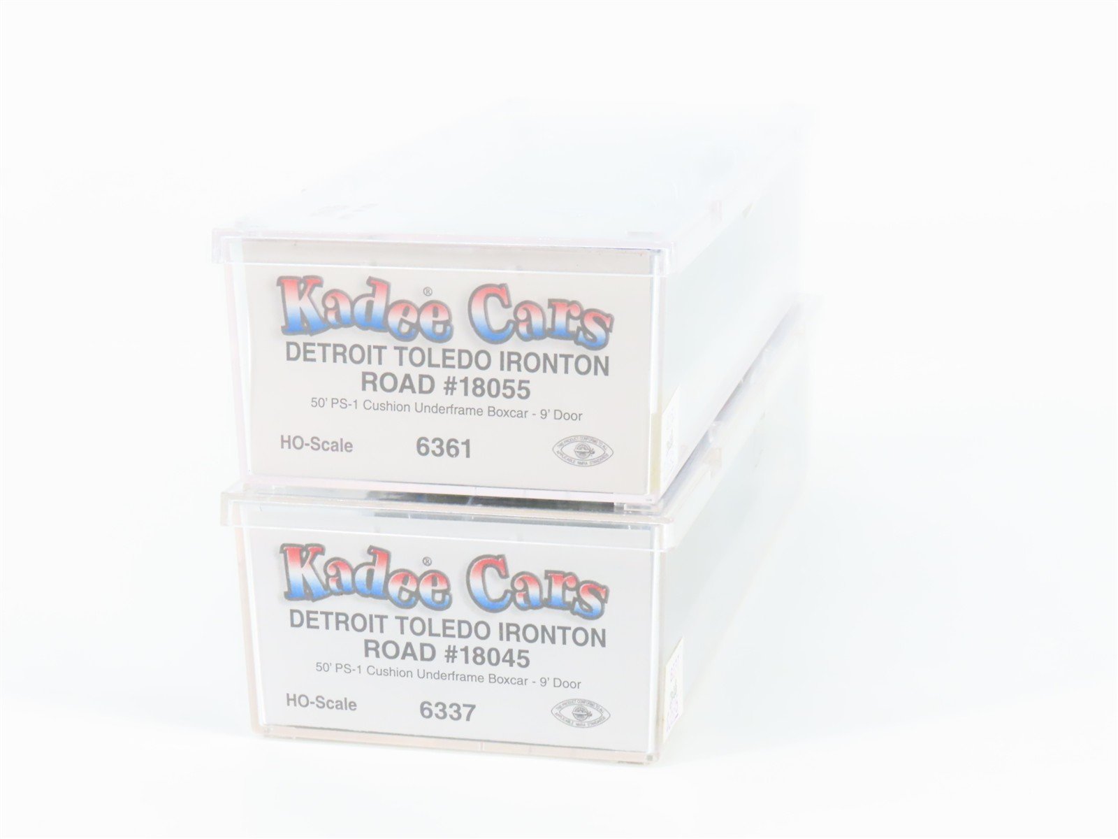 HO Scale Kadee 6337/6361 DT&I Detroit Toledo & Ironton 50' Box Cars 2-Pack