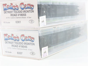 HO Scale Kadee 6337/6361 DT&I Detroit Toledo & Ironton 50' Box Cars 2-Pack