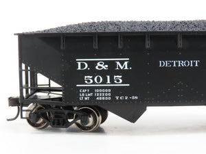 HO Atlas Trainman 18957/18958 D&M Detroit & Mackinac 2-Bay Hoppers 2-Pack w/Load