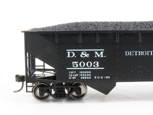 HO Atlas Trainman 18957/18958 D&M Detroit & Mackinac 2-Bay Hoppers 2-Pack w/Load