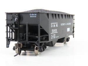 HO Atlas Trainman 18957/18958 D&M Detroit & Mackinac 2-Bay Hoppers 2-Pack w/Load