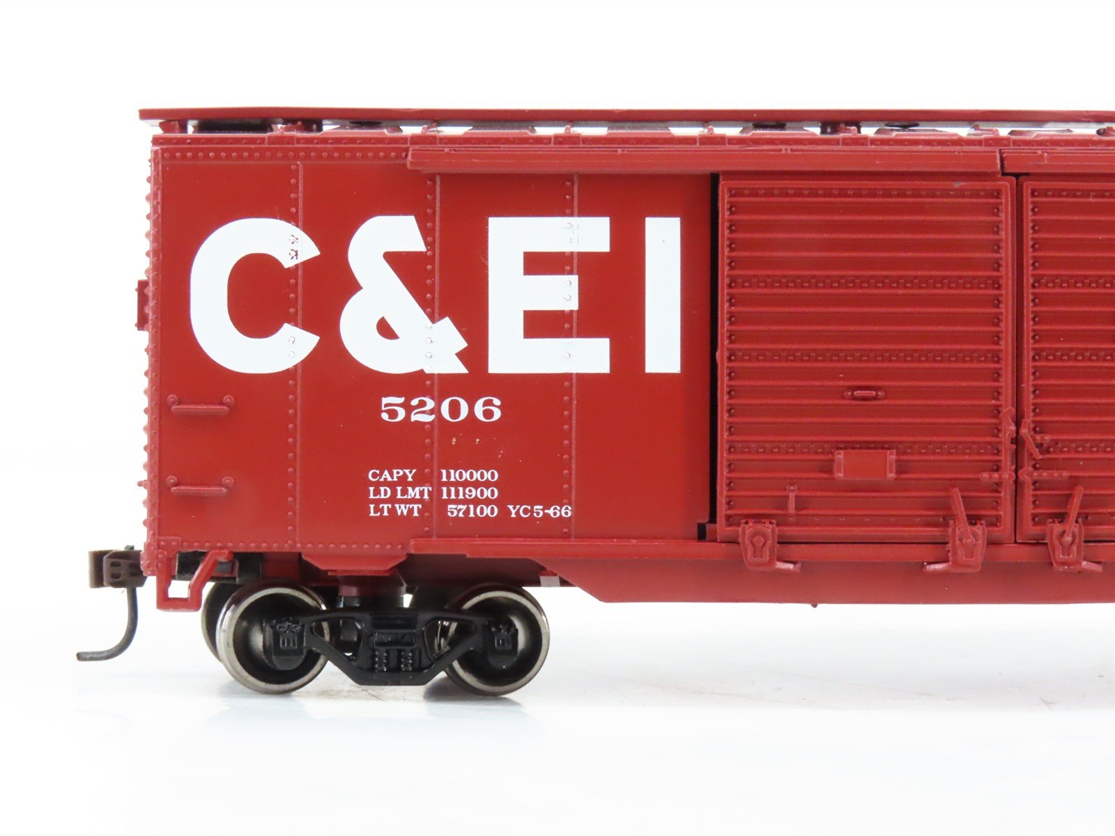 HO Scale Athearn 92415/92416 C&EI Chicago & Eastern Illinois 50' Box Cars 2-Pack