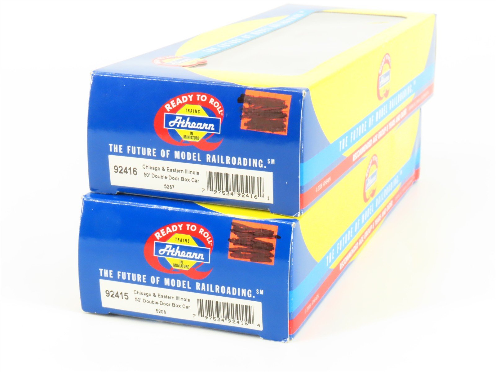 HO Scale Athearn 92415/92416 C&EI Chicago & Eastern Illinois 50' Box Cars 2-Pack