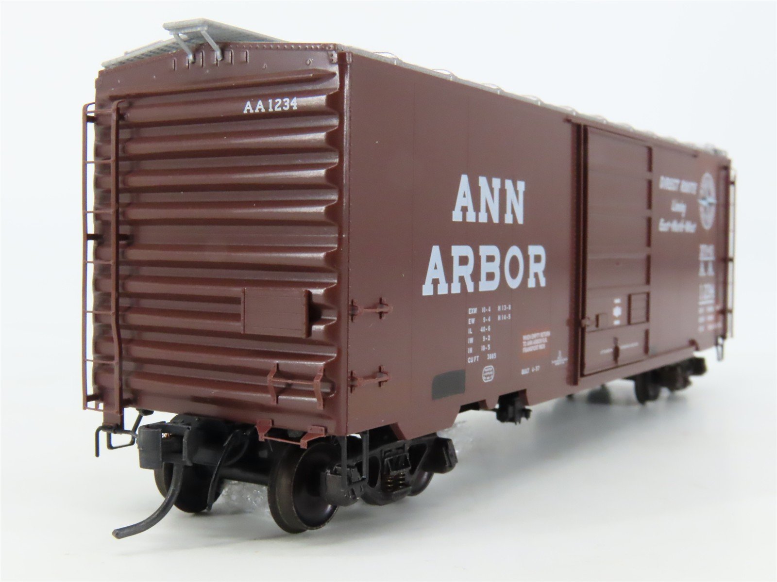 HO Scale Kadee 5214/5239 AA Ann Arbor 40' PS-1 Single Door Box Cars 2-Pack