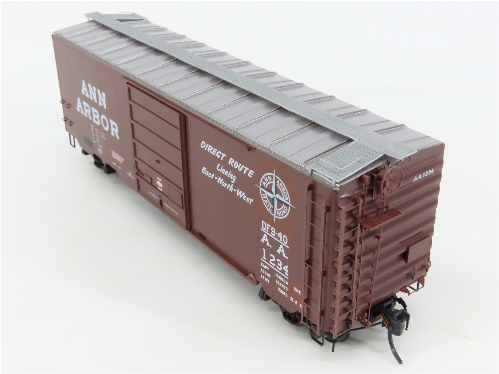 HO Scale Kadee 5214/5239 AA Ann Arbor 40' PS-1 Single Door Box Cars 2-Pack