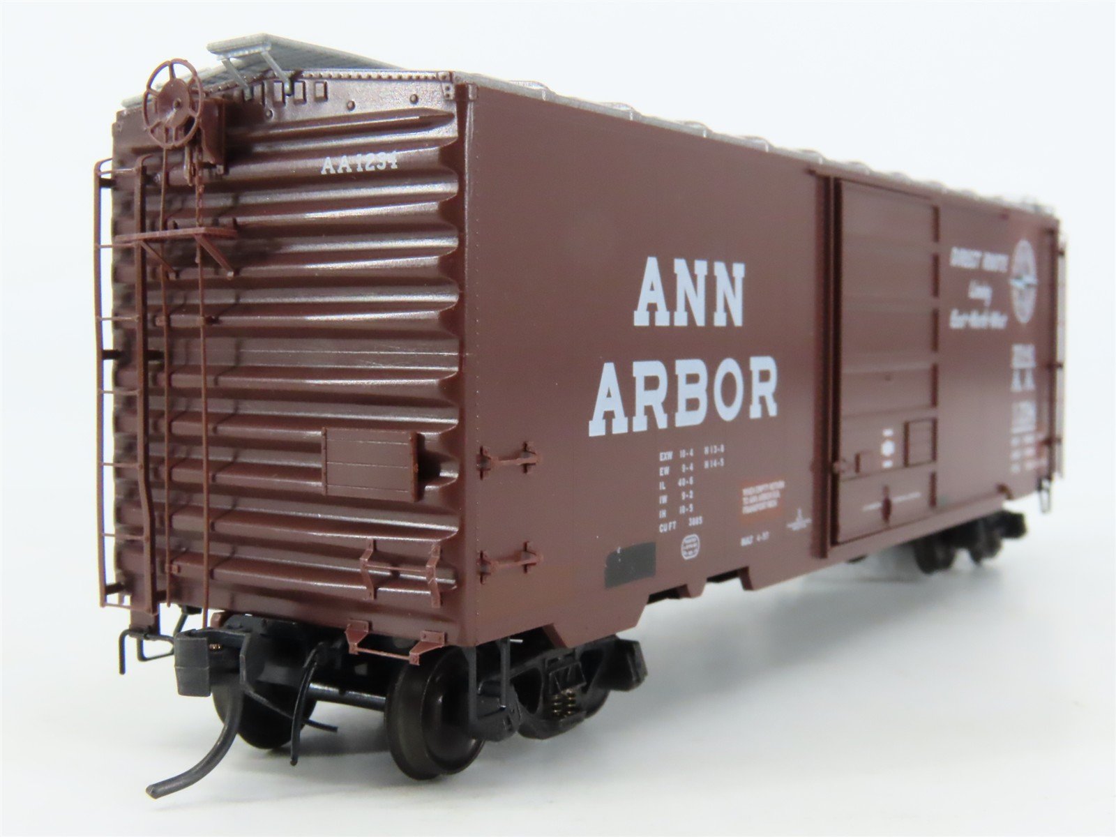 HO Scale Kadee 5214/5239 AA Ann Arbor 40' PS-1 Single Door Box Cars 2-Pack