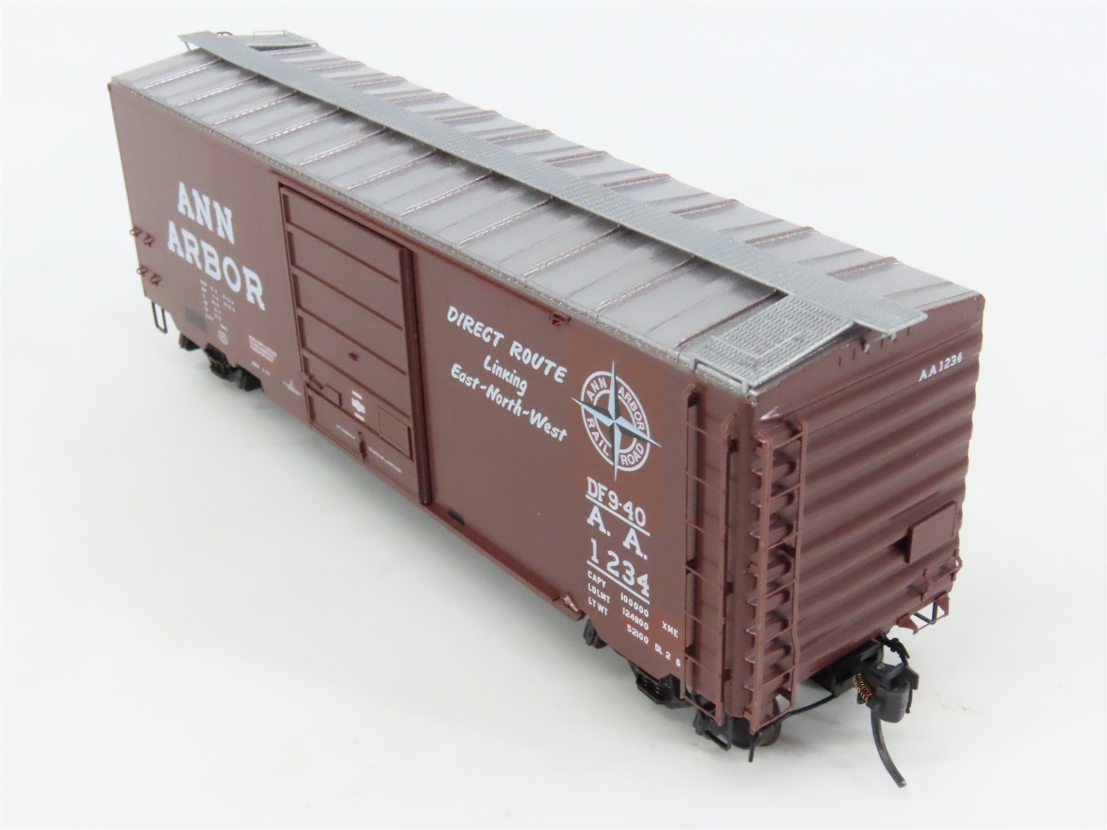 HO Scale Kadee 5214/5239 AA Ann Arbor 40' PS-1 Single Door Box Cars 2-Pack