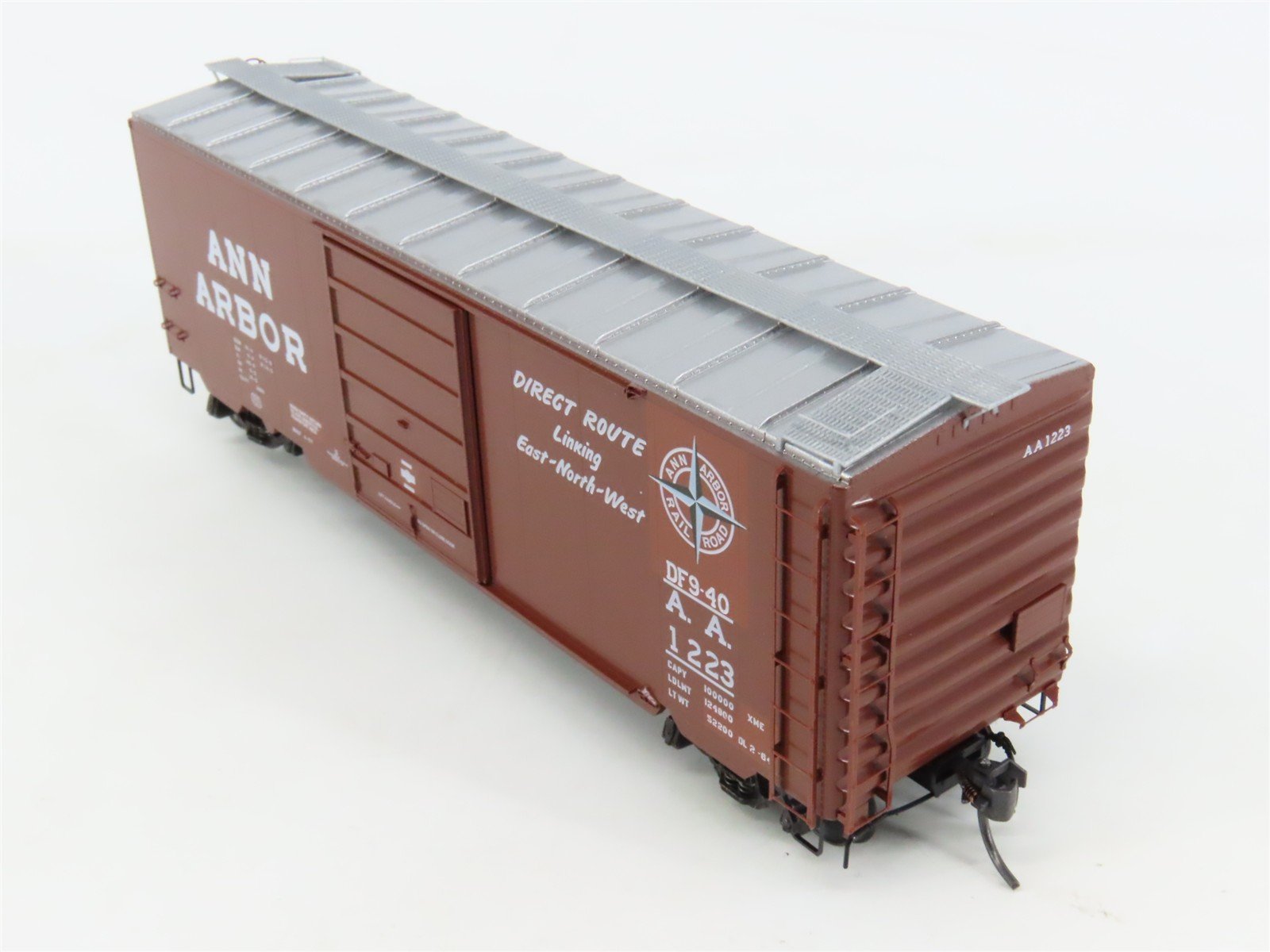 HO Scale Kadee 5214/5239 AA Ann Arbor 40' PS-1 Single Door Box Cars 2-Pack