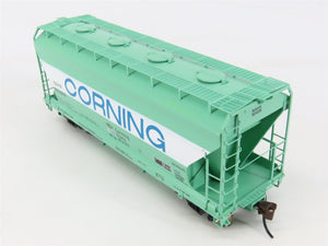 HO Scale Athearn 93963 NAHX Corning Glass Works ACF 2-Bay Covered Hopper #90408