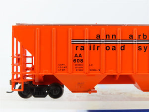 HO Scale Athearn 7158 AA Ann Arbor PS 54' 3-Bay Covered Hopper #608