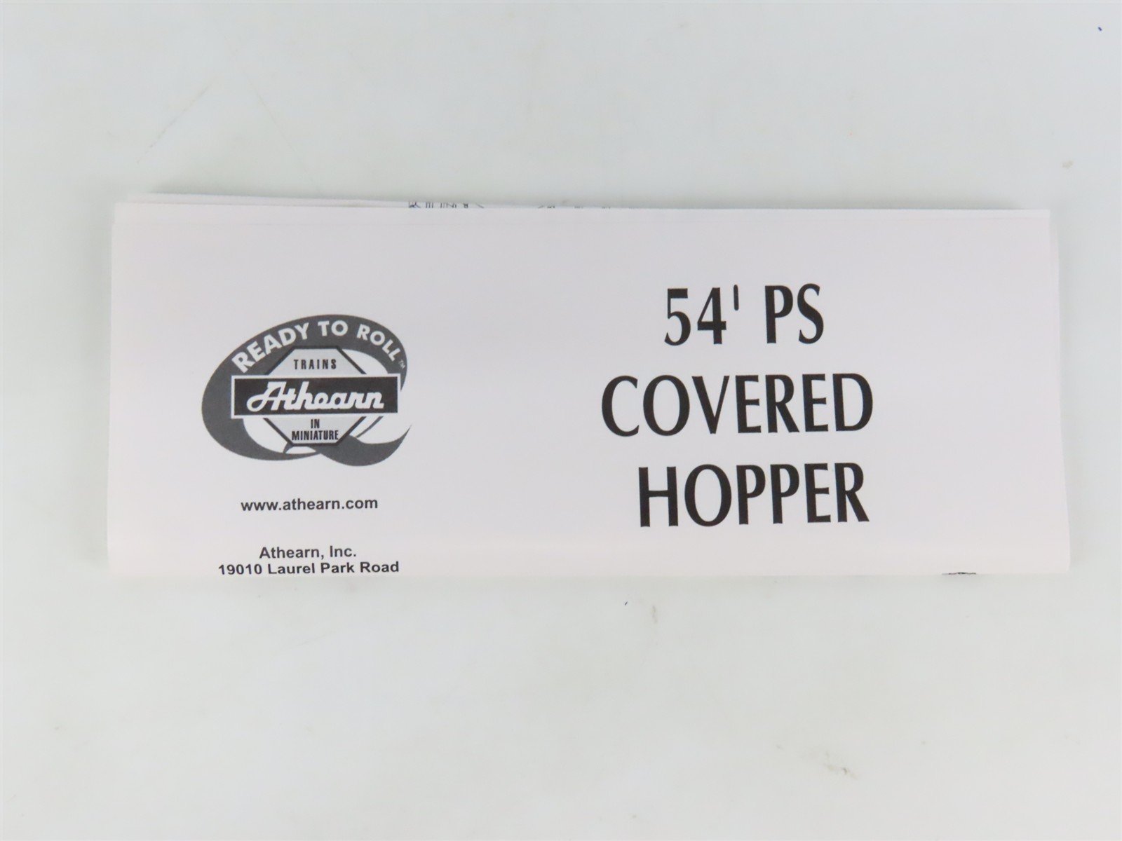 HO Scale Athearn 7158 AA Ann Arbor PS 54' 3-Bay Covered Hopper #608