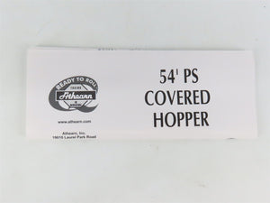 HO Scale Athearn 7158 AA Ann Arbor PS 54' 3-Bay Covered Hopper #608