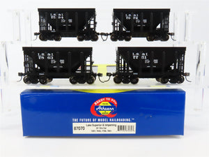 HO Scale Athearn 87070 LS&I Lake Superior & Ishpeming 24' Ore Cars 4-Pack w/Load