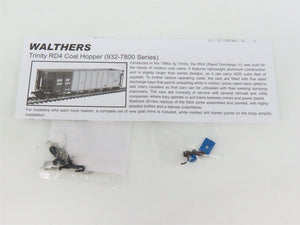 HO Scale Walthers Gold 932-7824 OMAX RD4 5-Bay Coal Hoppers 6-Pack