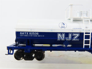 HO Scale Athearn 7288 GATX New Jersey Zinc Slurry Chemical Tank Car #82536