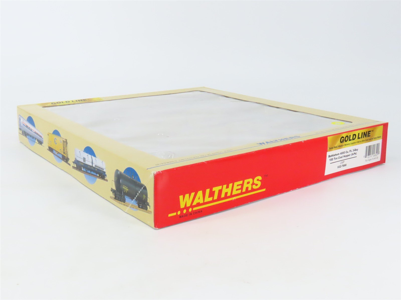 HO Scale Walthers Gold 932-7866 UMP Upper Merion & Plymouth 3-Bay Hoppers 6-Pack