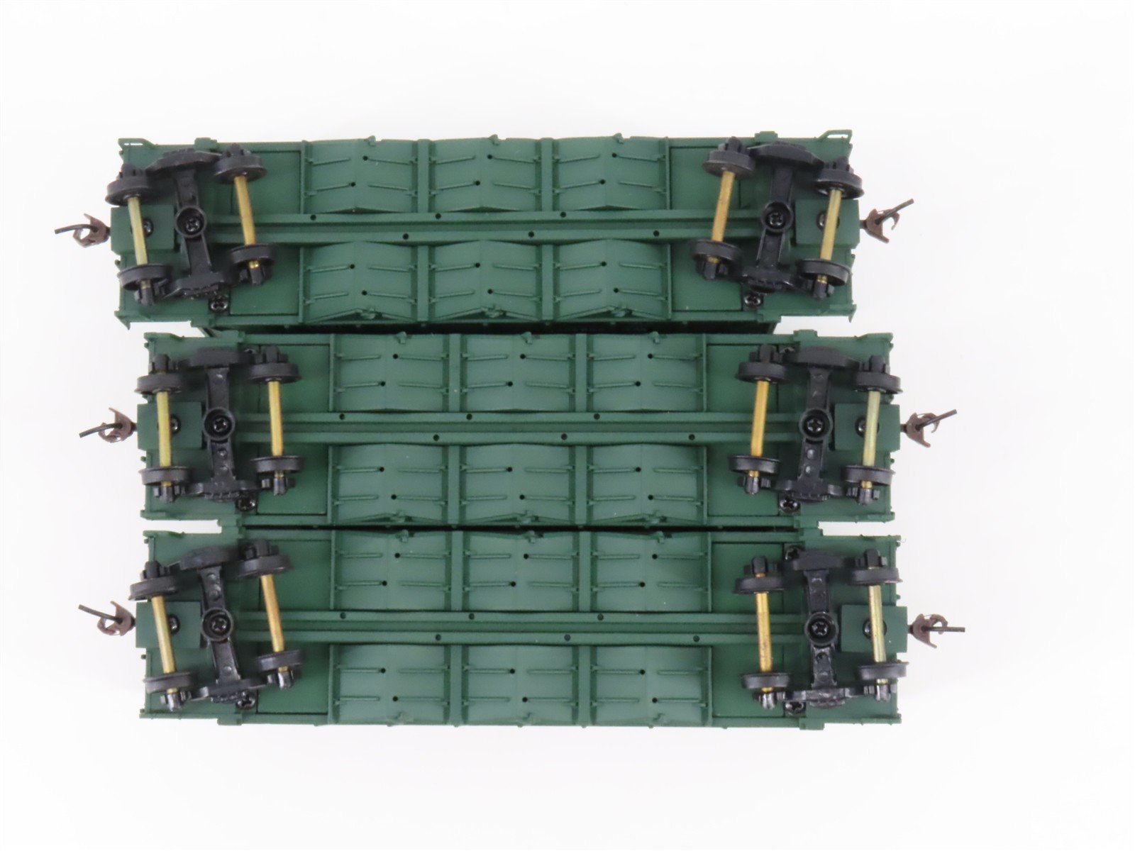 LOT of 6 HO Scale Walthers WC/AC 40' 3-Bay Ortner Aggregate Hoppers w/ Load