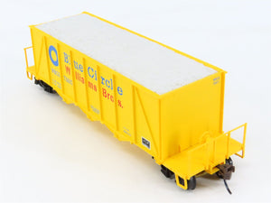 HO Walthers 932-7065 WBCX Blue Circle 40' 3-Bay Ortner Hopper #73017 w/ Load