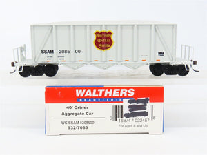 HO Scale Walthers 932-7063 SSAM / WC 3-Bay Ortner Hopper #208500 w/ Load