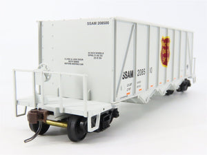 HO Scale Walthers 932-7063 SSAM / WC 3-Bay Ortner Hopper #208500 w/ Load
