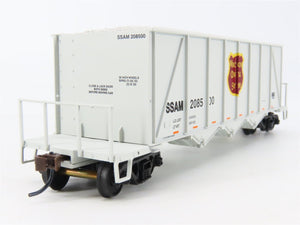 HO Scale Walthers 932-7063 SSAM / WC 3-Bay Ortner Hopper #208500 w/ Load