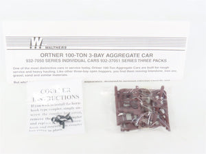HO Walthers 932-7054 SP Southern Pacific 3-Bay Ortner Hopper #481234 w/ Load