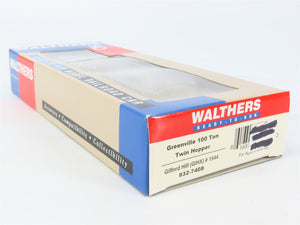 HO Scale Walthers 932-7408 GIHX Glifford Hill 2-Bay Greenville Hopper #1544