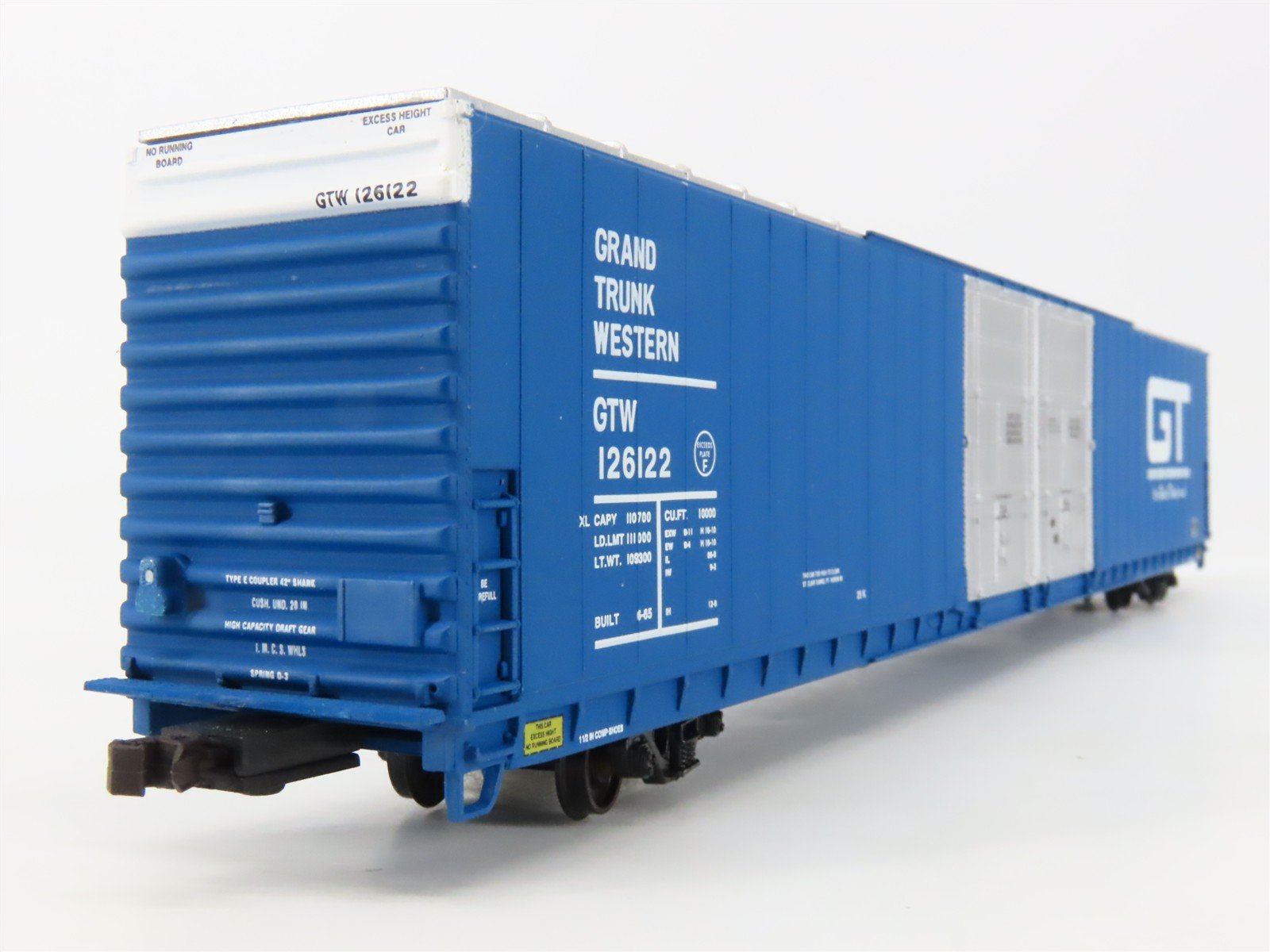 HO Scale Walthers GTW Grand Trunk Western 86' P-S Hi-Cube Box Car #126122