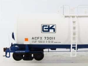HO Scale Walthers 932-7209 ACFX Georgia Kaolin Funnel Flow Tank Car #73011