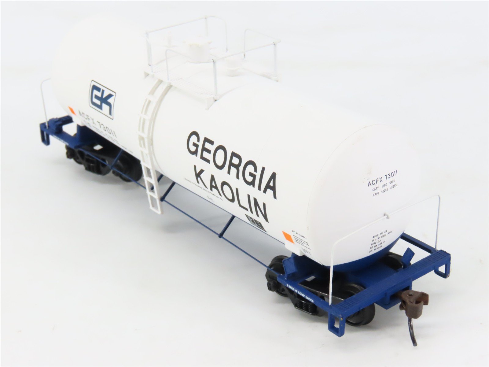 HO Scale Walthers 932-7209 ACFX Georgia Kaolin Funnel Flow Tank Car #73011