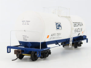 HO Scale Walthers 932-7209 ACFX Georgia Kaolin Funnel Flow Tank Car #73011