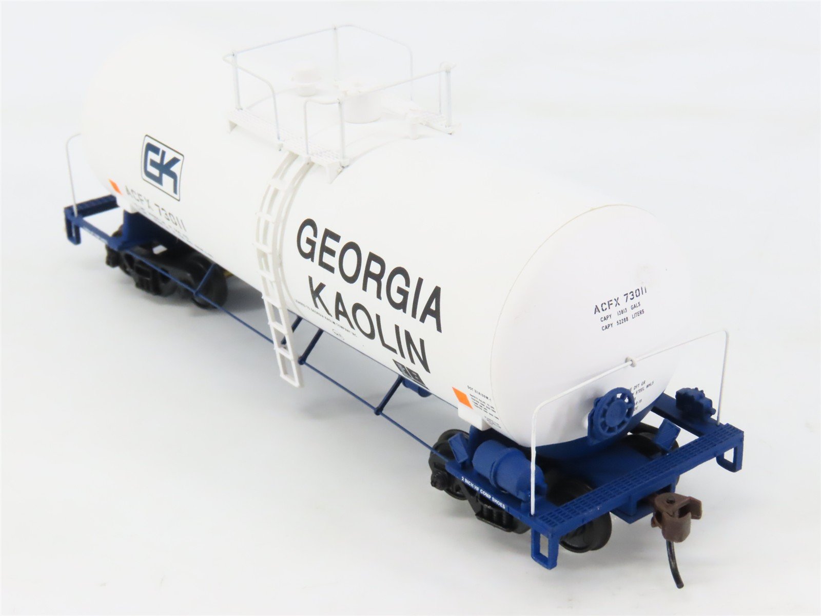HO Scale Walthers 932-7209 ACFX Georgia Kaolin Funnel Flow Tank Car #73011